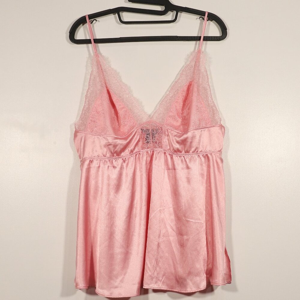 NWOT Victoria Secret Pink Lace Cami Size XL